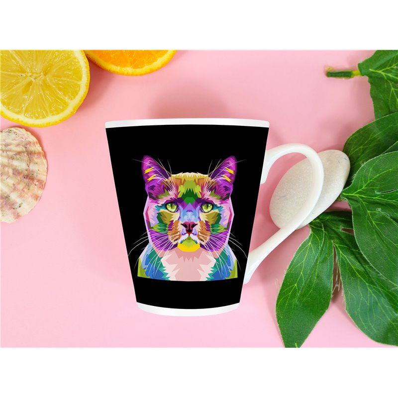 Tech 12oz Latte Mug  -  Cat (12)
