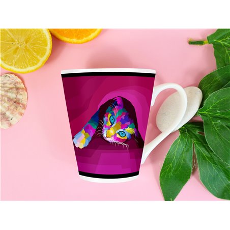 Tech 12oz Latte Mug  -  Cat (13)