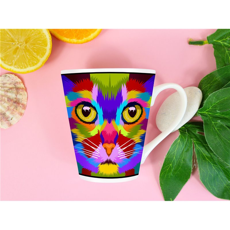 Tech 12oz Latte Mug  -  Cat (16)