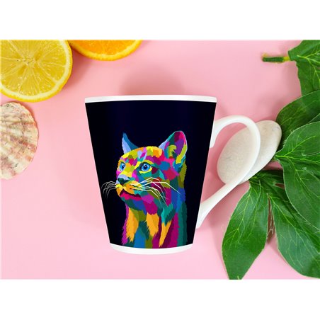 Tech 12oz Latte Mug  -  Cat (21)