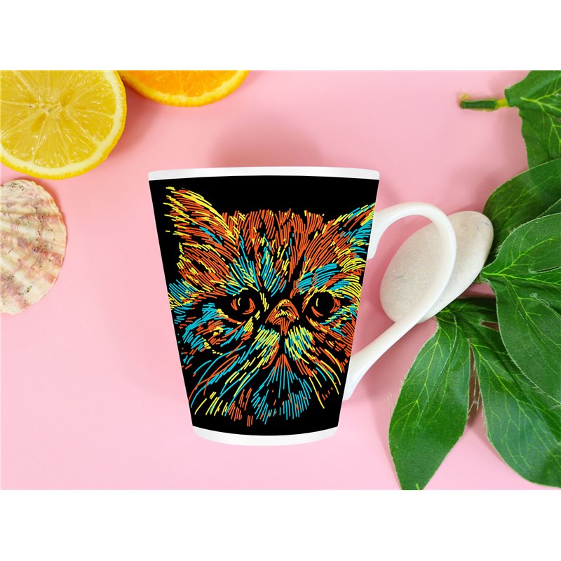 Tech 12oz Latte Mug  -  Cat (24)