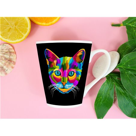 Tech 12oz Latte Mug  -  Cat (25)