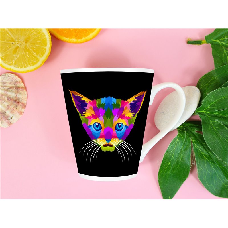 Tech 12oz Latte Mug  -  Cat (26)