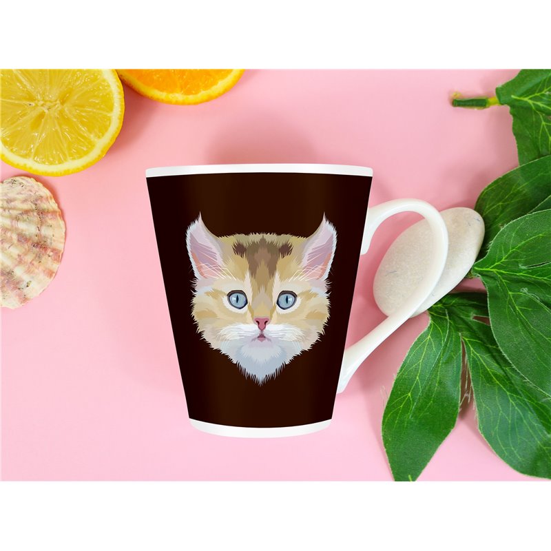 Tech 12oz Latte Mug  -  Cat (27)
