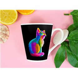 Tech 12oz Latte Mug  -  Cat (29)
