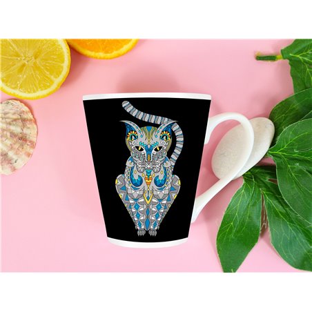 Tech 12oz Latte Mug  -  Cat (38)