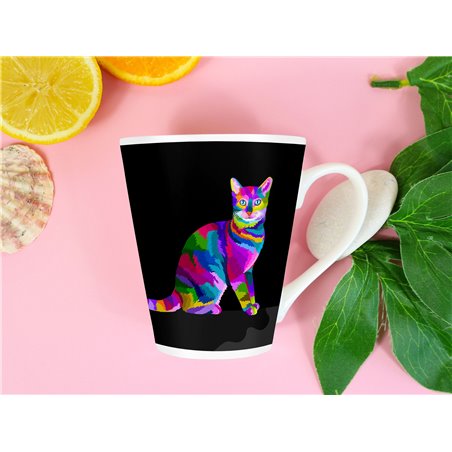 Tech 12oz Latte Mug  -  Cat (40)