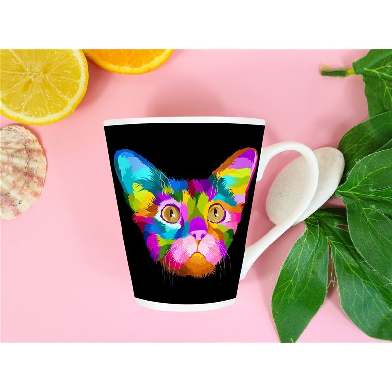 Tech 12oz Latte Mug  -  Cat (41)