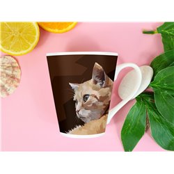 Tech 12oz Latte Mug  -  Cat (43)
