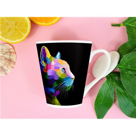 Tech 12oz Latte Mug  -  Cat (46)