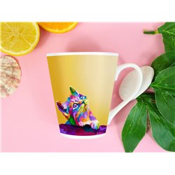 Tech 12oz Latte Mug  -  Cat (47)