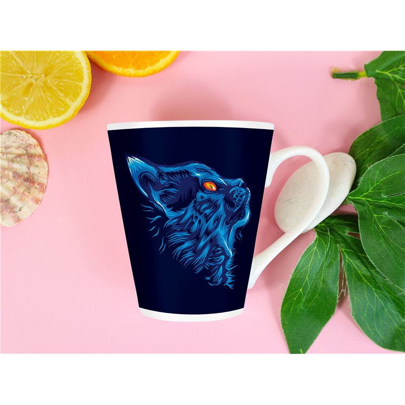 Tech 12oz Latte Mug  -  Cat (48)