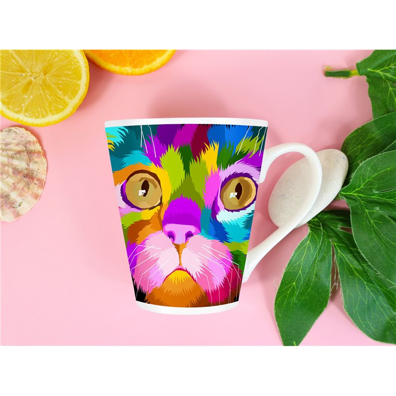 Tech 12oz Latte Mug  -  Cat (49)