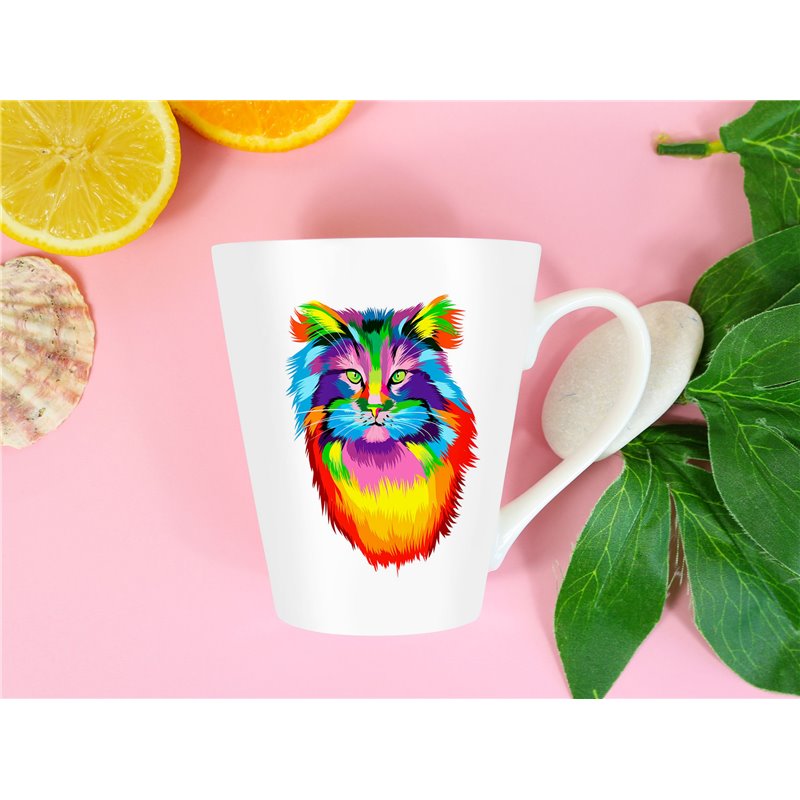 Tech 12oz Latte Mug  -  Cat (51)