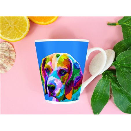 Tech 12oz Latte Mug  -  Dog (2)