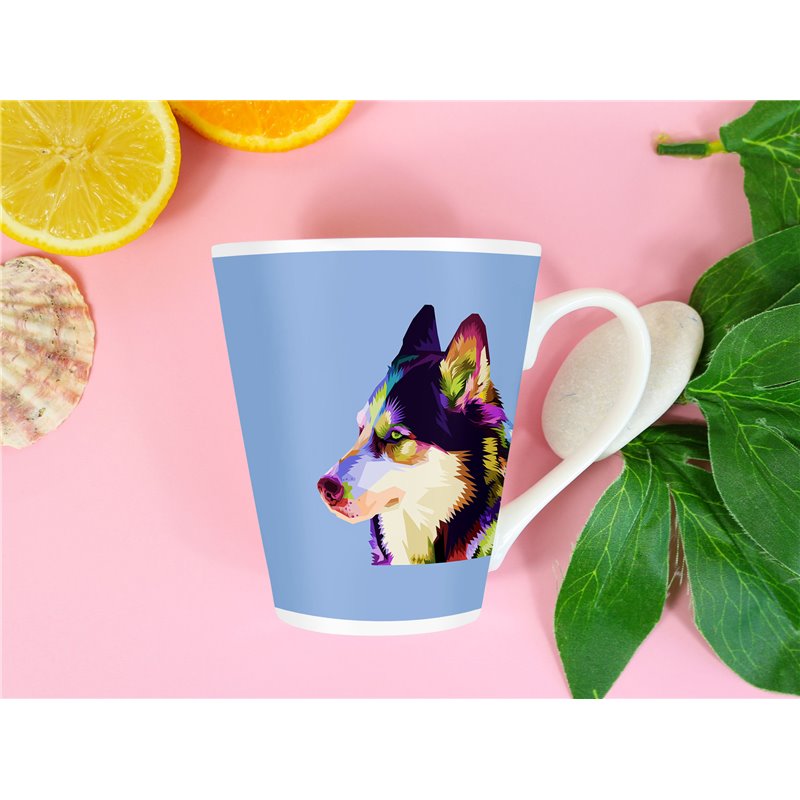 Tech 12oz Latte Mug  -  Dog (12)