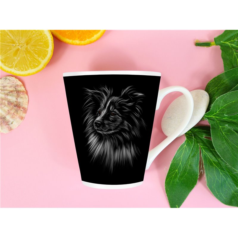 Tech 12oz Latte Mug  -  Dog (14)