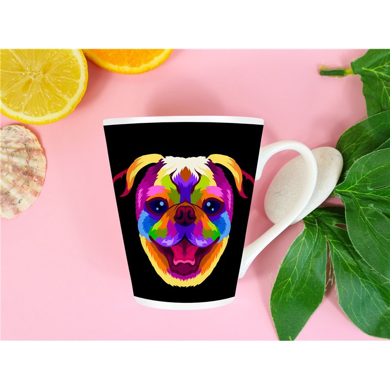 Tech 12oz Latte Mug  -  Dog (16)