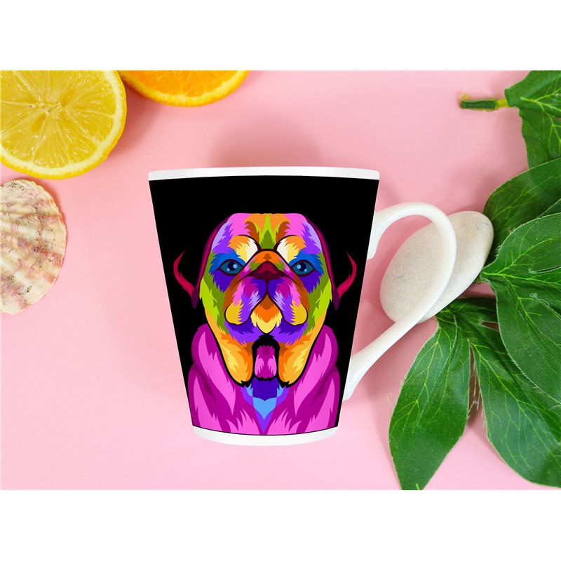 Tech 12oz Latte Mug  -  Dog (17)
