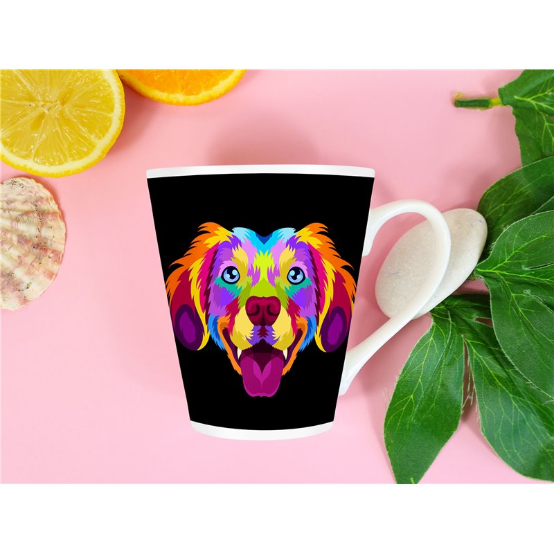 Tech 12oz Latte Mug  -  Dog (18)