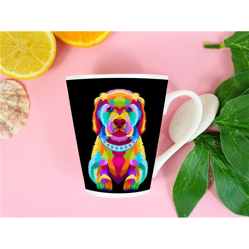 Tech 12oz Latte Mug  -  Dog (21)