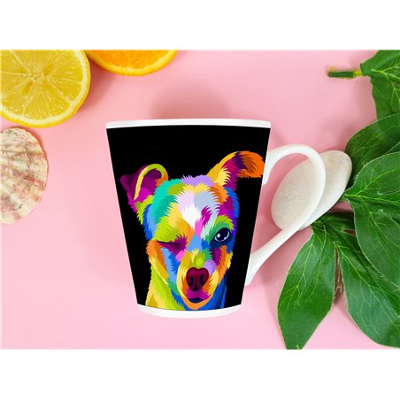 Tech 12oz Latte Mug  -  Dog (24)