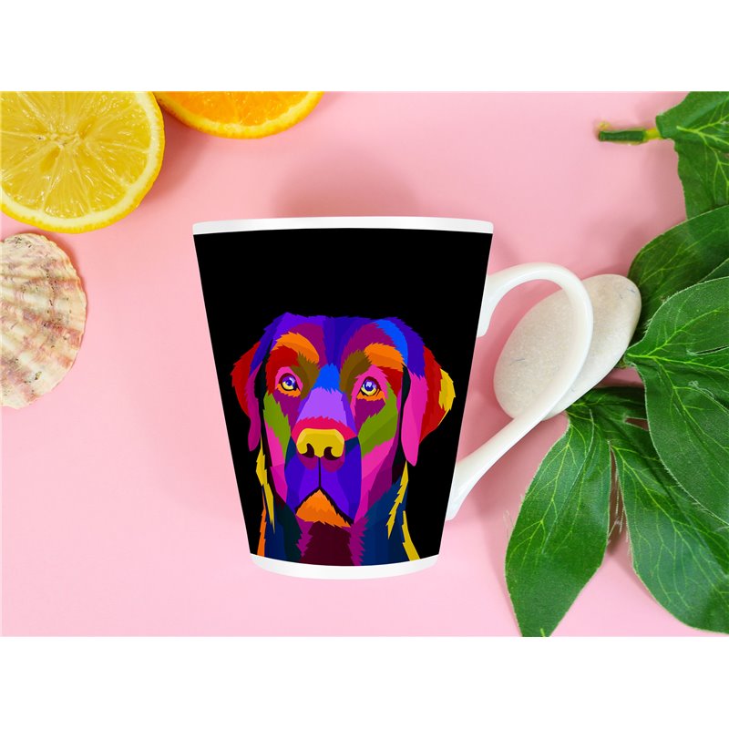 Tech 12oz Latte Mug  -  Dog (27)