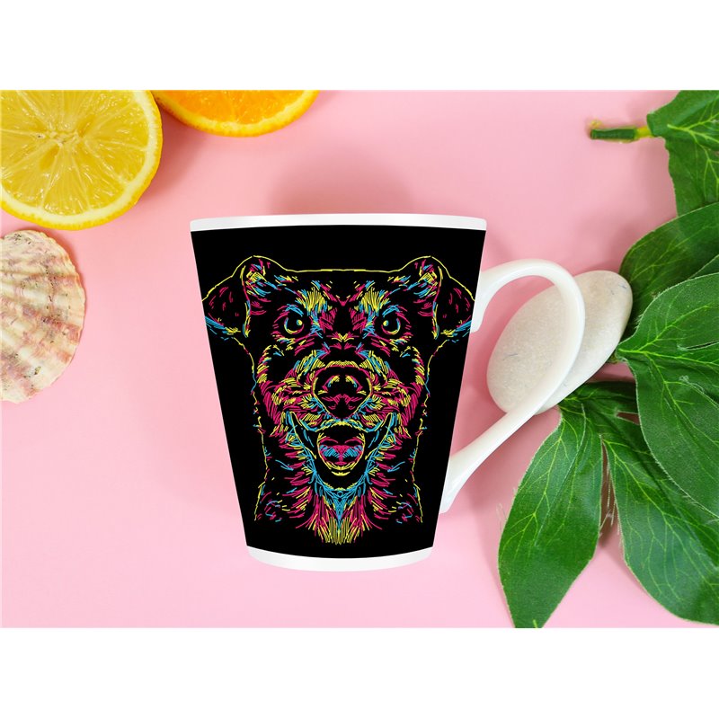 Tech 12oz Latte Mug  -  Dog (28)
