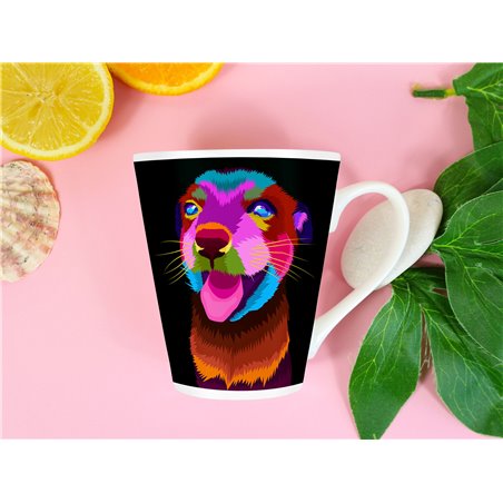 Tech 12oz Latte Mug  -  Dog (32)