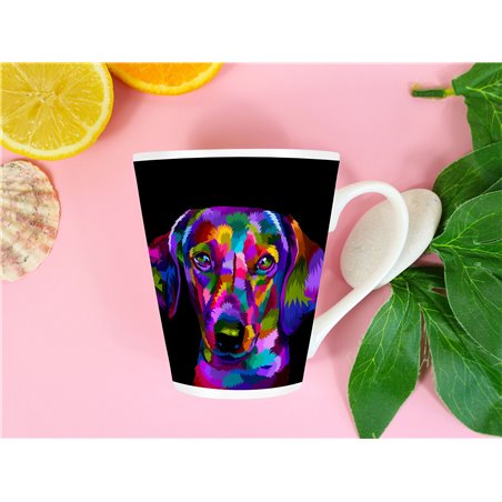 Tech 12oz Latte Mug  -  Dog (49)