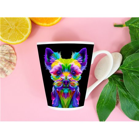 Tech 12oz Latte Mug  -  Dog (50)