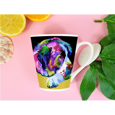 Tech 12oz Latte Mug  -  Dog (54)