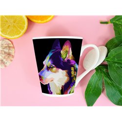 Tech 12oz Latte Mug  -  Dog (55)