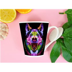 Tech 12oz Latte Mug  -  Dog (57)