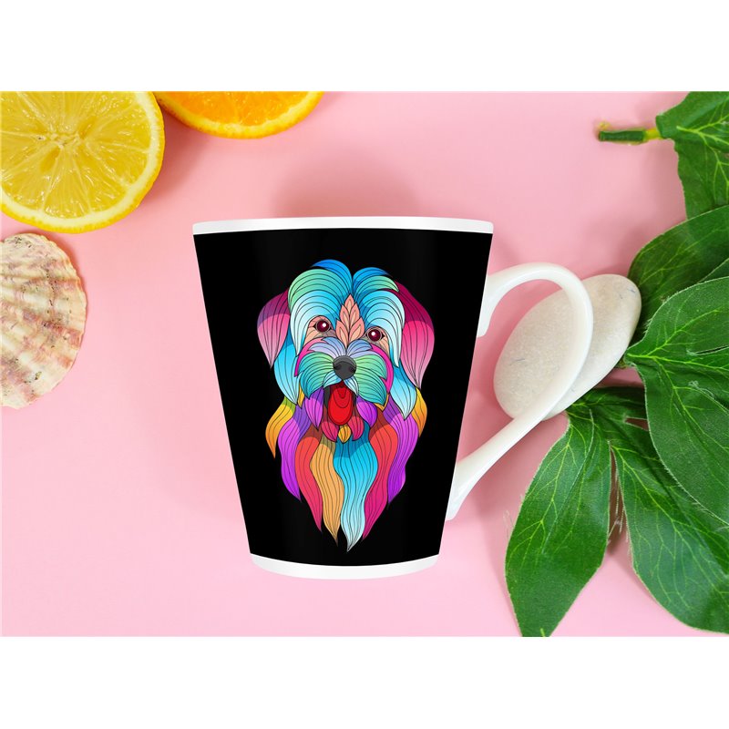 Tech 12oz Latte Mug  -  Dog (61)