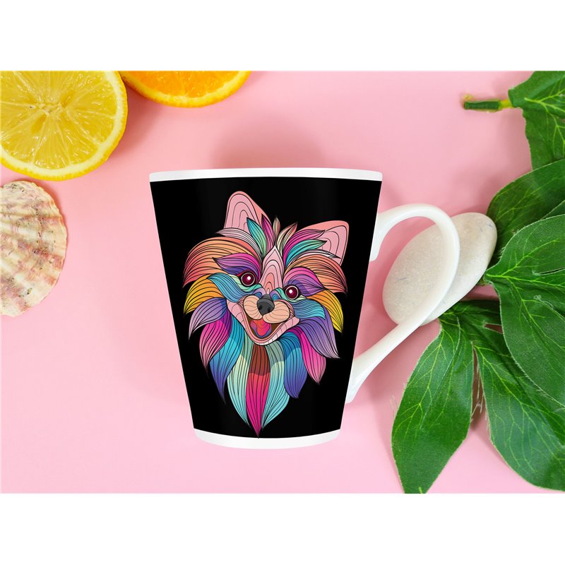 Tech 12oz Latte Mug  -  Dog (62)