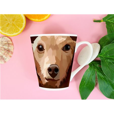 Tech 12oz Latte Mug  -  Dog (64)