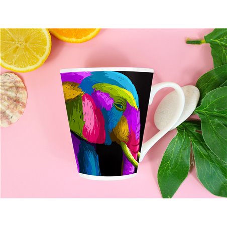 Tech 12oz Latte Mug  -  Exotic (18)