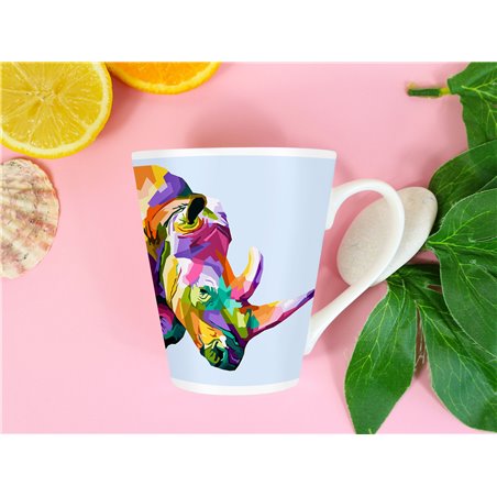 Tech 12oz Latte Mug  -  Exotic (23)