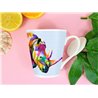 Tech 12oz Latte Mug  -  Exotic (23)