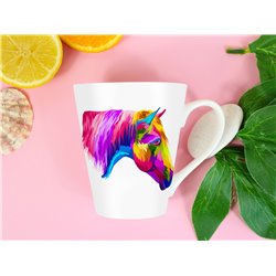 Tech 12oz Latte Mug  -  Horse (5)