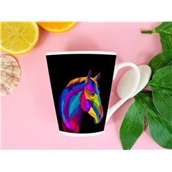 Tech 12oz Latte Mug  -  Horse (11)