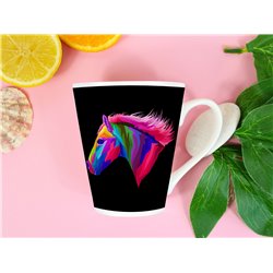 Tech 12oz Latte Mug  -  Horse (12)