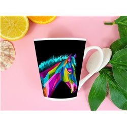 Tech 12oz Latte Mug  -  Horse (13)