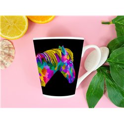 Tech 12oz Latte Mug  -  Horse (14)