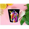 Tech 12oz Latte Mug  -  Horse (15)