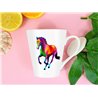 Tech 12oz Latte Mug  -  Horse (21)