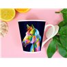Tech 12oz Latte Mug  -  Horse (23)