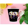 Tech 12oz Latte Mug  -  Horse (25)