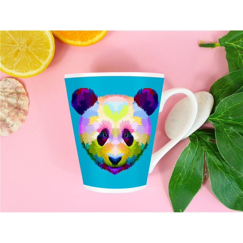 Tech 12oz Latte Mug  -  Panda (1)